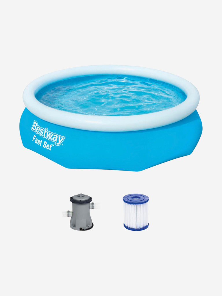 Бассейн Bestway 57270 надувной Fast Set 305 х 76 см с фильтр-насосом 1249 л/ч