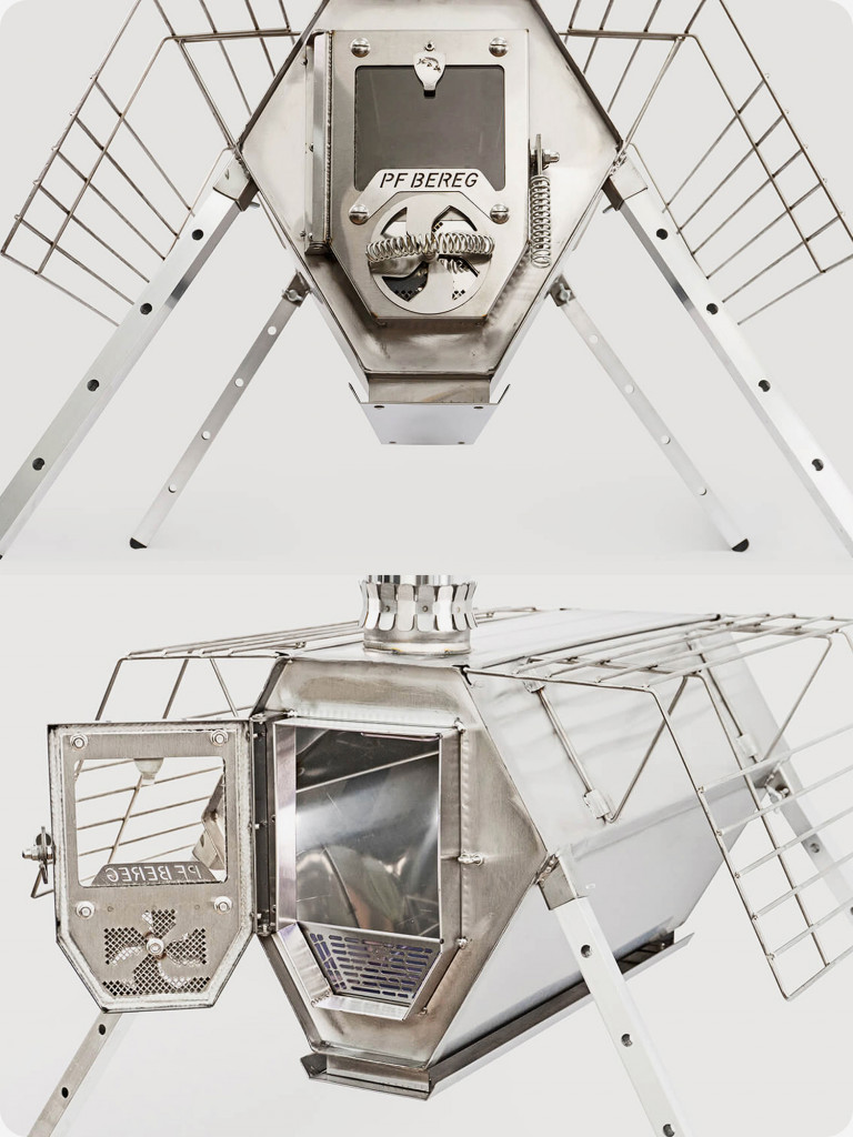 Печь для зимней палатки, Сопутник Берег, походная, туристическая