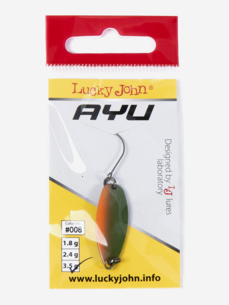 Блесна колеблющаяся Lucky John TR AYU, длина 31мм, вес 3.5г