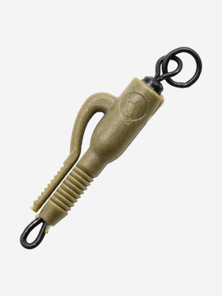 Клипса безопасная с кольцом KORDA Hybrid Lead Clips Clay