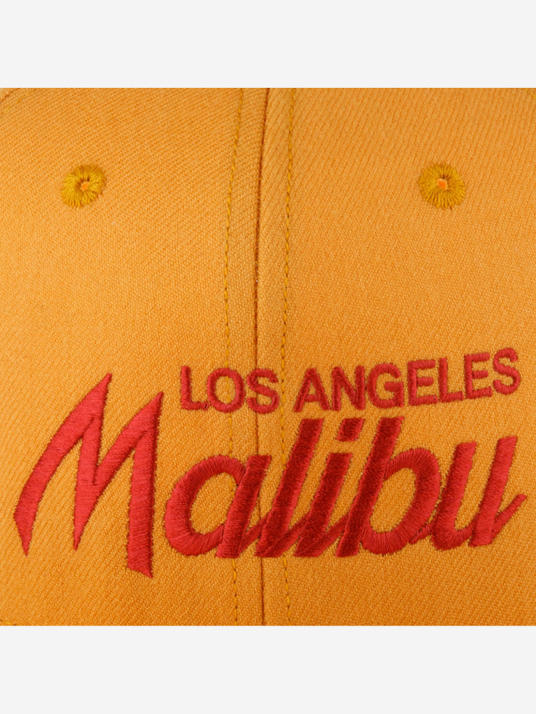 Бейсболка с прямым козырьком HOOD 100-MWL001-CA008-MU Malibu II, CA (желтый)