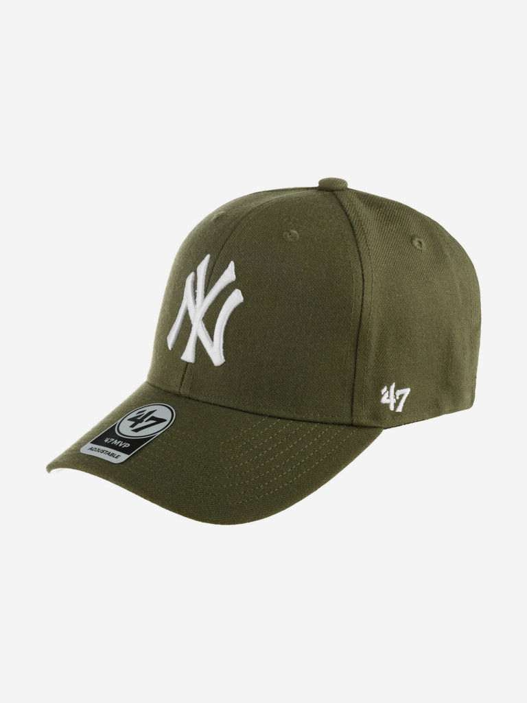 Бейсболка 47 BRAND B-MVPSP17WBP-SW New York Yankees MLB (оливковый)