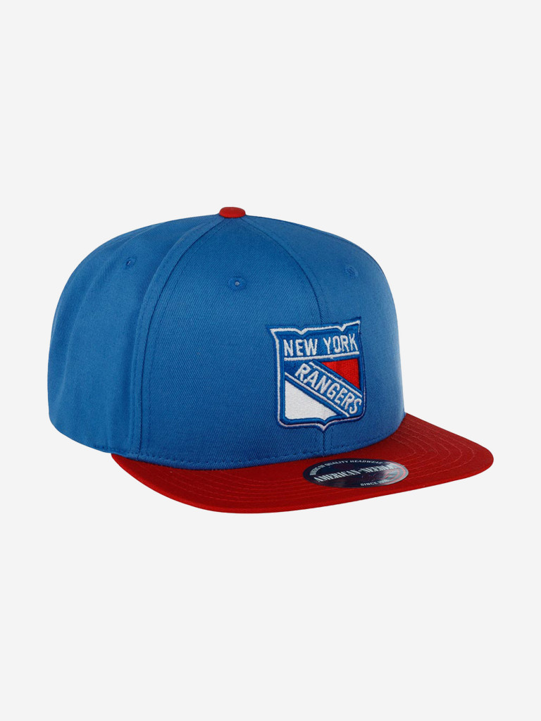 Бейсболка с прямым козырьком AMERICAN NEEDLE 41722A-NYR New York Rangers Outfield NHL (синий)