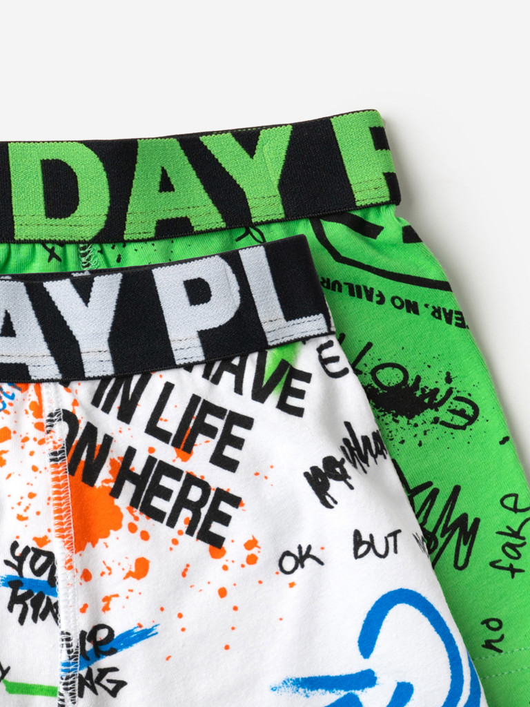 Трусы для мальчиков - боксеры, 2 шт PlayToday