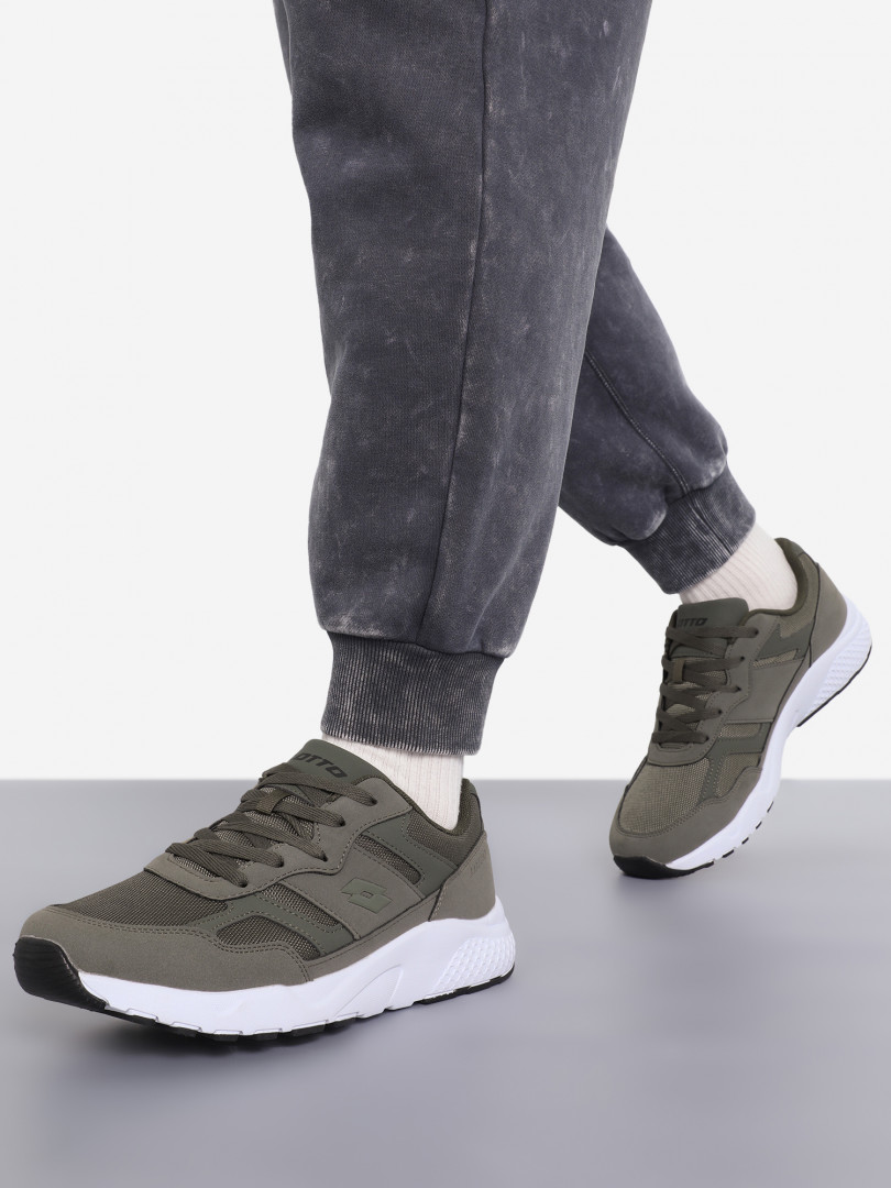 фото Кроссовки мужские lotto zuko sneakers, зеленый