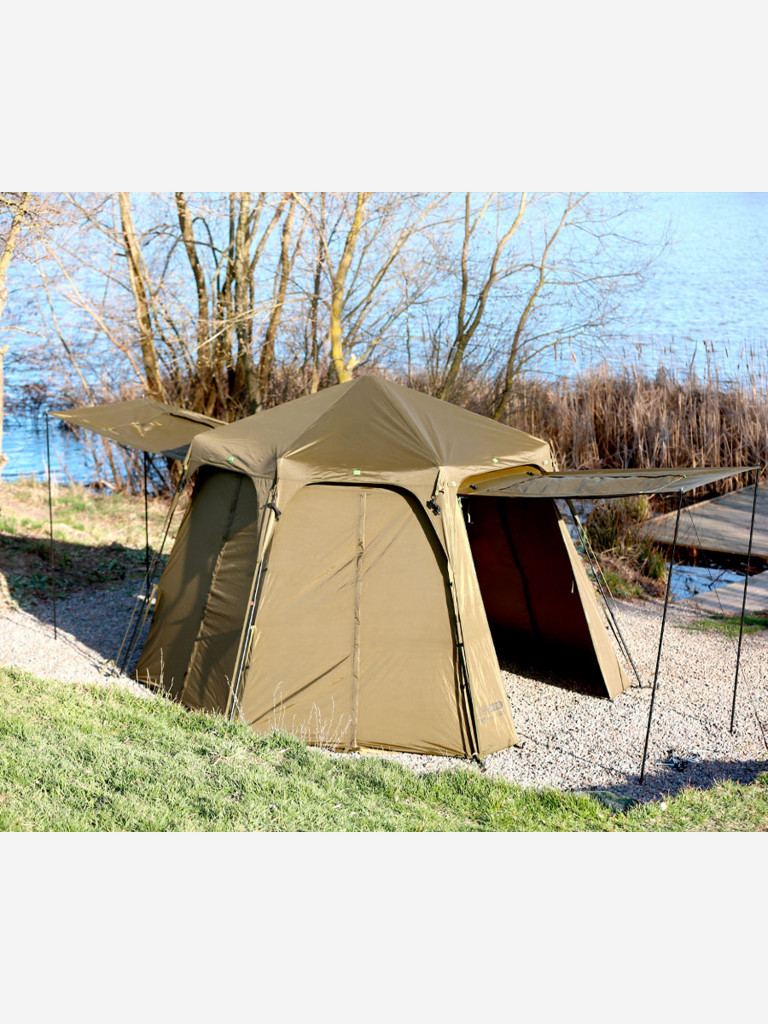 Шатер CARP PRO RAM XD Shelter 3+ Man Two Entrances 330*330*220см 5000мм