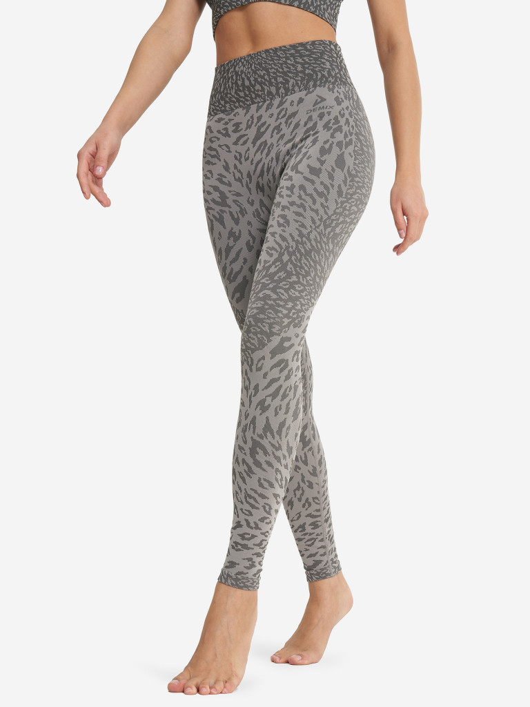 Легинсы женские Demix HighFlow Yoga Seamless Gfx