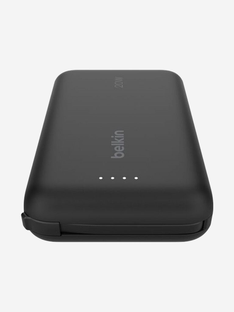 Внешний аккумулятор Belkin BoostСharge Power Bank 10000mAh USB-C 20W со встроенным кабелем USB-C.