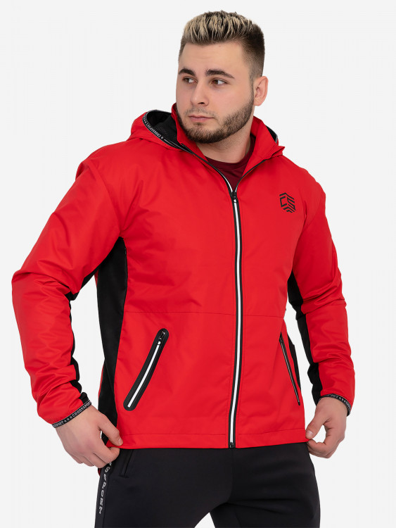 Велокуртка, куртка мужская Crosssport ВеВмп-011, цвет: Красный