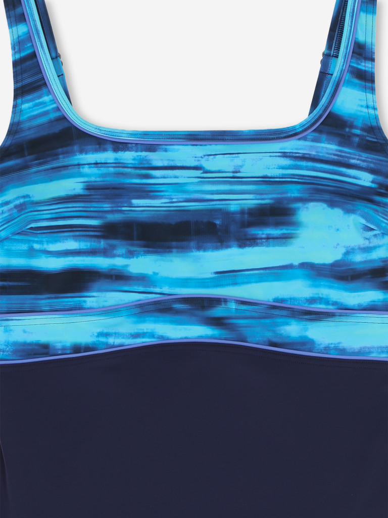 Купальник слитный женский Speedo Print Contour Eclipse