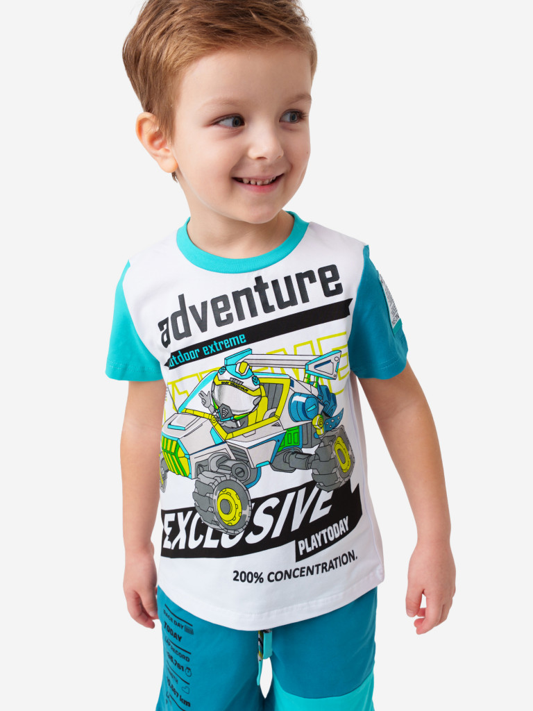 Комплект для мальчиков: футболка, шорты PlayToday