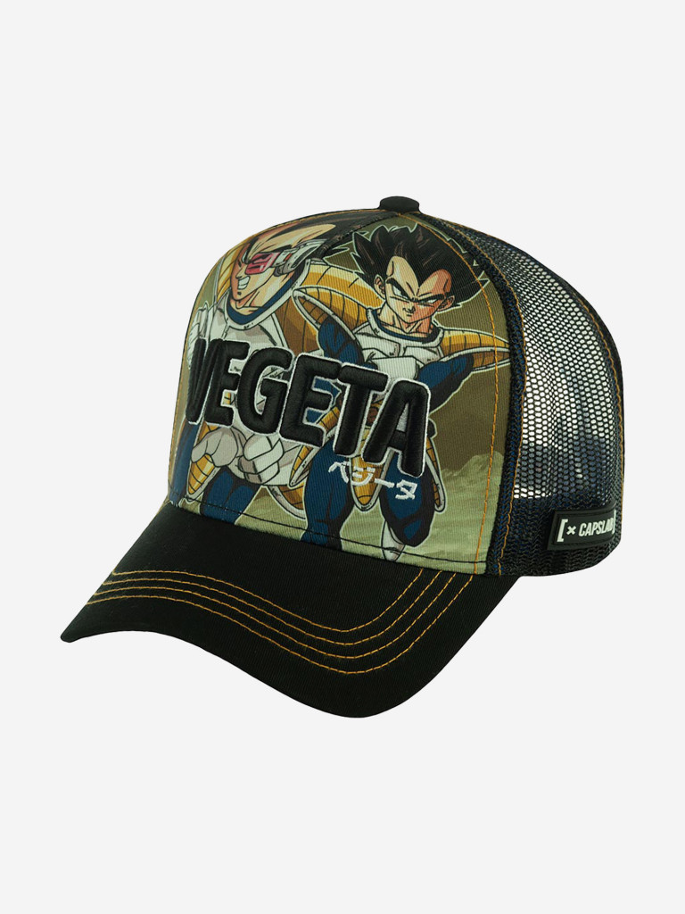 Бейсболка с сеточкой CAPSLAB CL/DBZ4/1/VEG Dragon Ball Vegeta (черный)