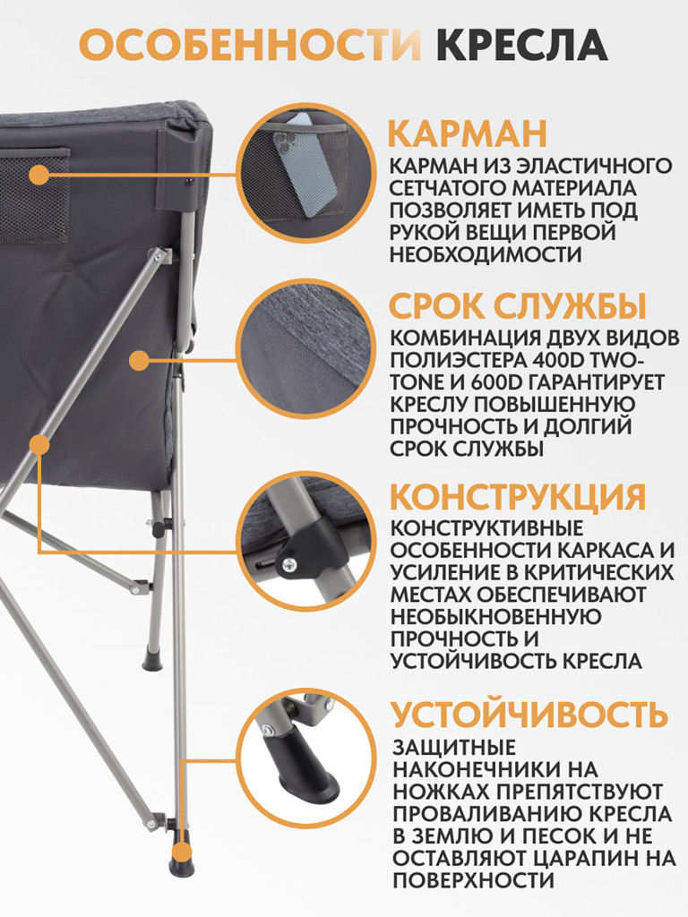 Складное кресло Trek Planet Argo Deluxe