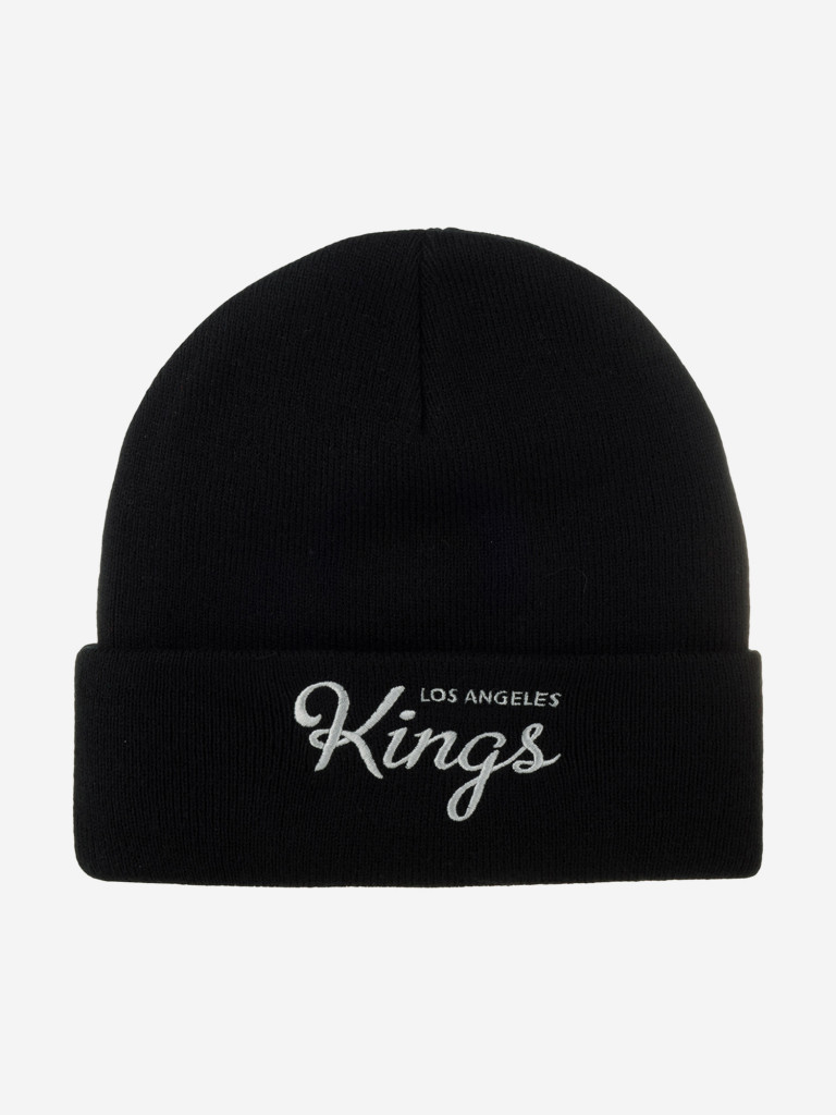 Шапка с отворотом MITCHELL NESS EU175-TEAMTALK-BLK Los Angeles Kings NHL