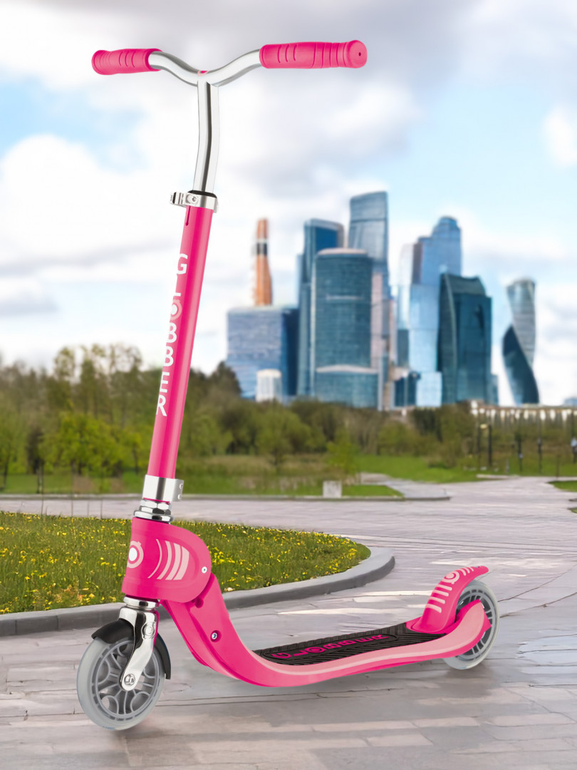 фото Самокат детский globber foldable flow 125, розовый
