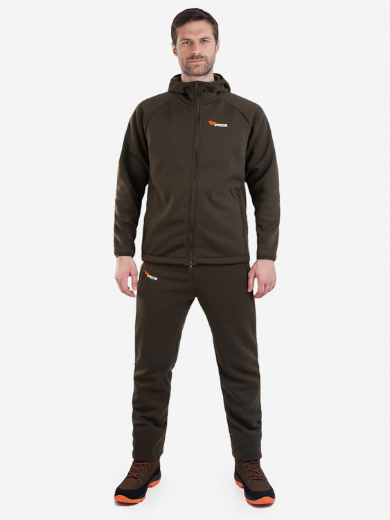 Костюм флисовый для охоты, PRIDE, Камп, коричневый