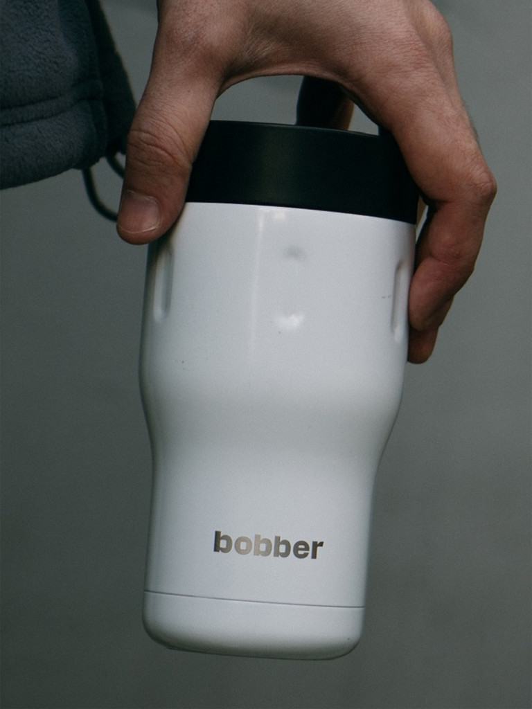 Термокружка вакуумная BOBBER Tumbler 350 мл, крышка 360, тепло до 6 часов, белый