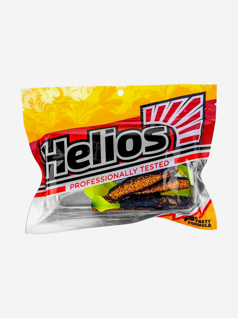 Мягкая приманка Helios Jap, 3,15" / 8 см, Black Sparkles LT, 7 штук (HS-32-033)