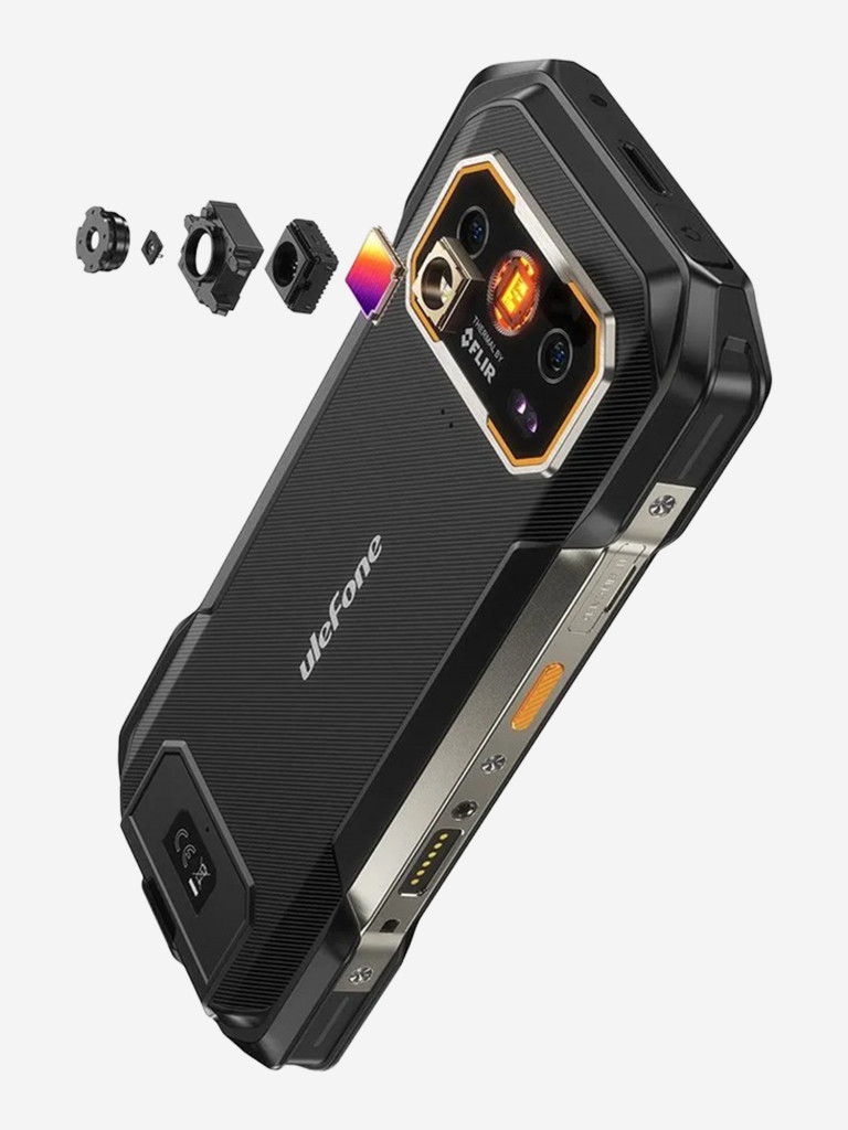 Смартфон Ulefone Armor 27T Pro 12+256GB Black,6.78”, FHD+,120Hz, MT63005G, And14, 50+64, 32MP, FLIR, 10600mAh, uSmart