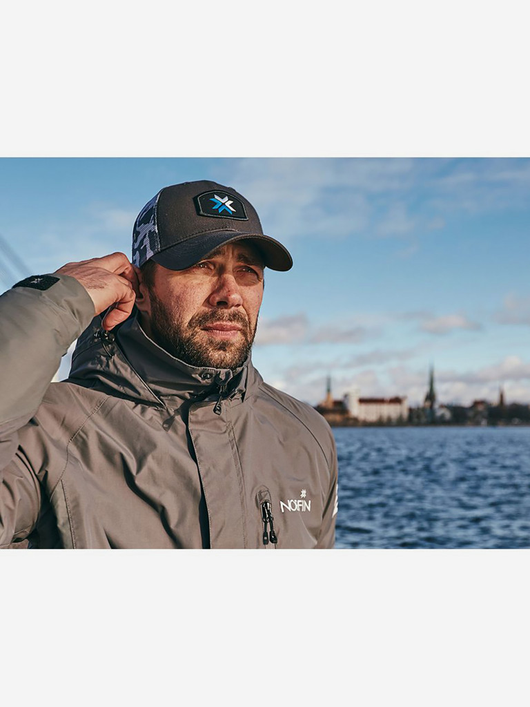 Бейсболка Norfin GREY/BLACK для рыбалки и охоты