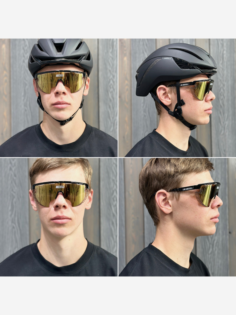 Очки спортивные Scicon AeroWing Lamon оправа Black Gloss линза SCNPP Multimirror Bronze