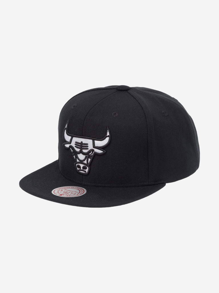 Бейсболка с прямым козырьком MITCHELL NESS HS8547-CBUBLCK Chicago Bulls NBA (черный)