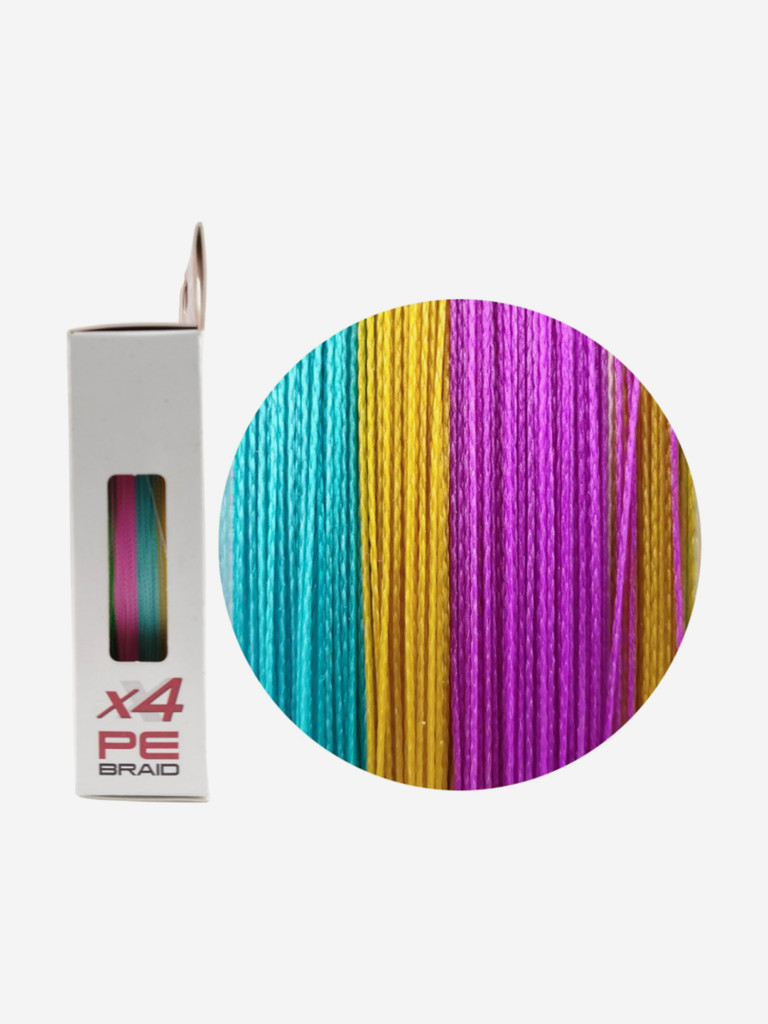 Шнур X4 150м Multicolor 0,06мм 2,7кг/6lb