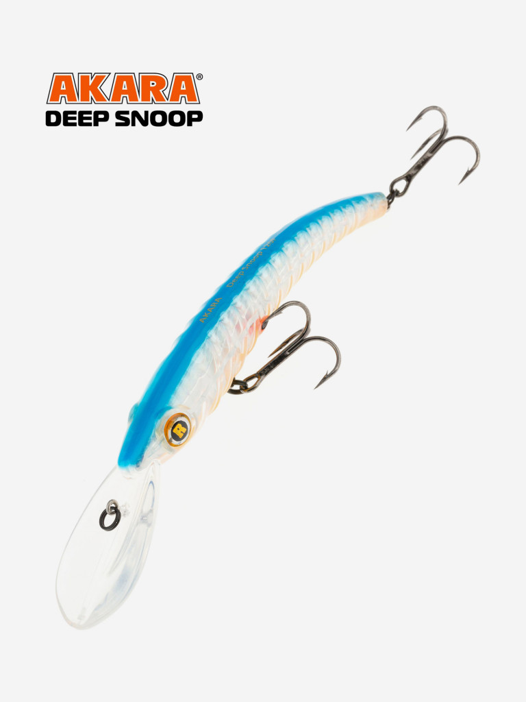 Воблер Akara Deep Snoop 120F минноу плавающий для троллинга на щуку, судака, сома 20гр A115