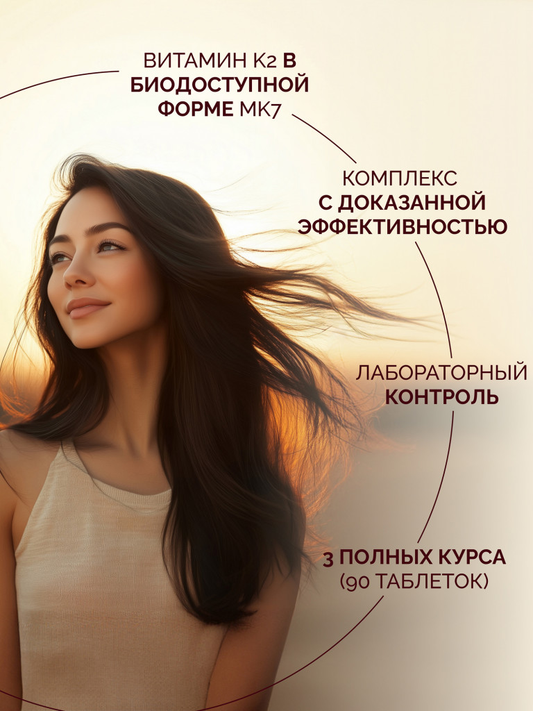 Витаминный комплекс D3+K2+Цинк+Селен, 90 капс., MedCraft