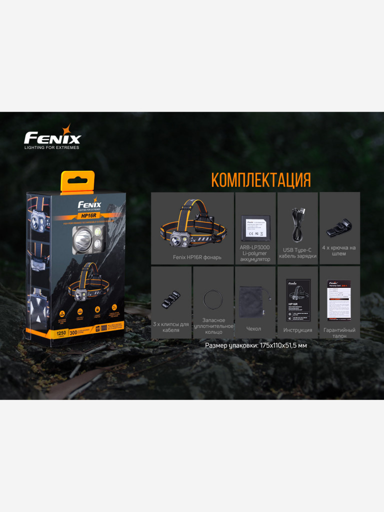 Налобный фонарь Fenix HP16R