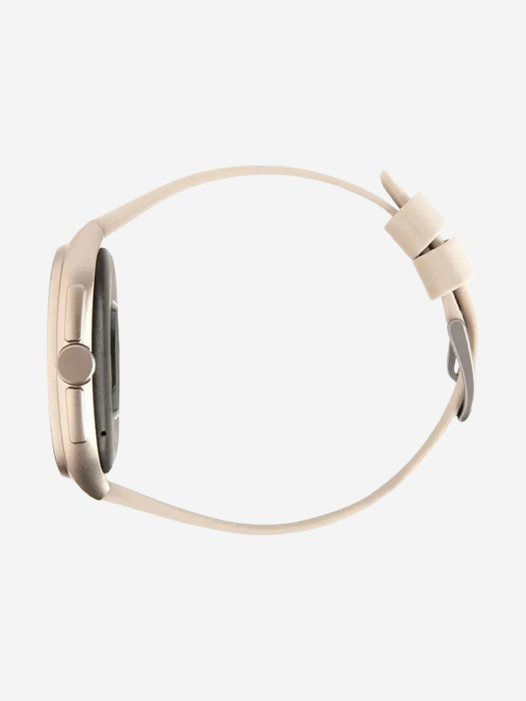 Умные часы TTEC Tempus Pro 47mm Rectangular Case Smartwatch в прямоугольном алюминиевом корпусе с AMOLED-экраном. Цвет: кремовый