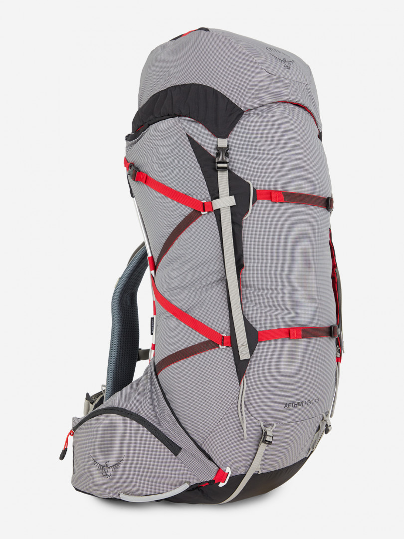 фото Рюкзак osprey aether pro, 70 л, серый