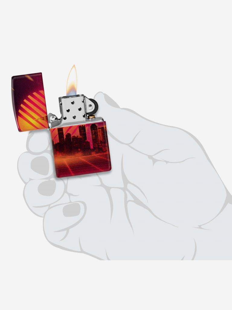 Зажигалка бензиновая ZIPPO 48505 Cyber City