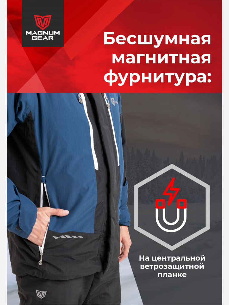 Костюм для рыбалки MAGNUM GEAR VORTEX 0° С синий