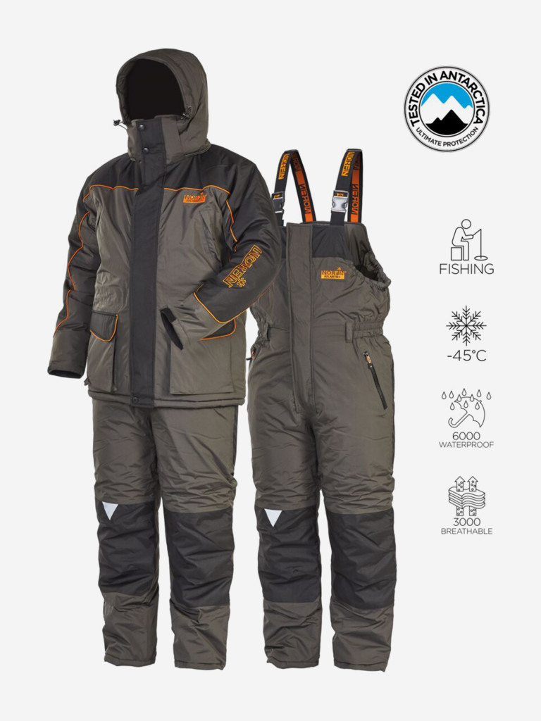 Костюм зимний Norfin ATLANTIS + (куртка+полукомбинезон) для рыбалки и охоты