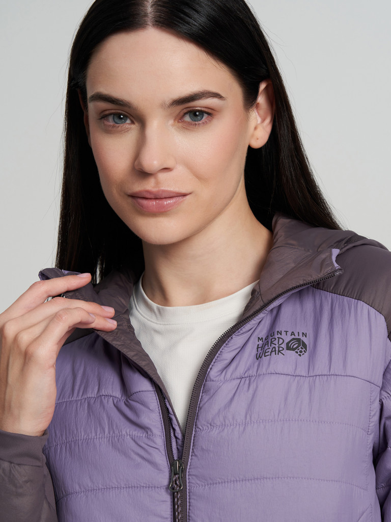 Куртка утепленная рипстоп женская Mountain Hardwear Free Element Hooded Jacket