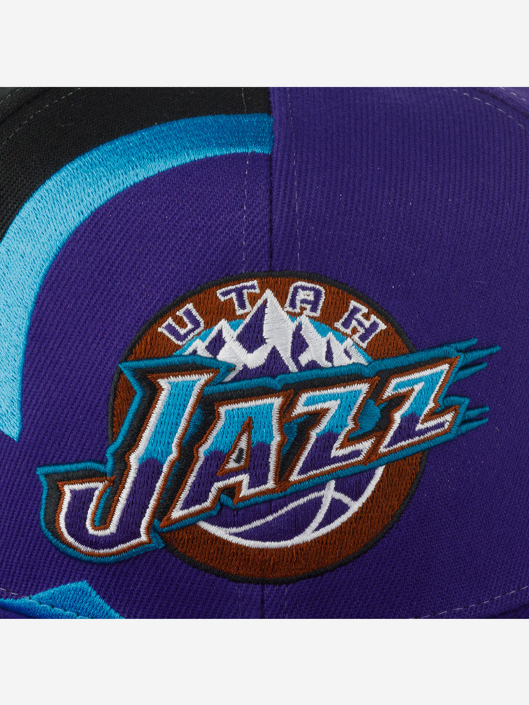 Бейсболка с прямым козырьком MITCHELL NESS HHSS2992-UJAYYPPPPURP Utah Jazz NBA