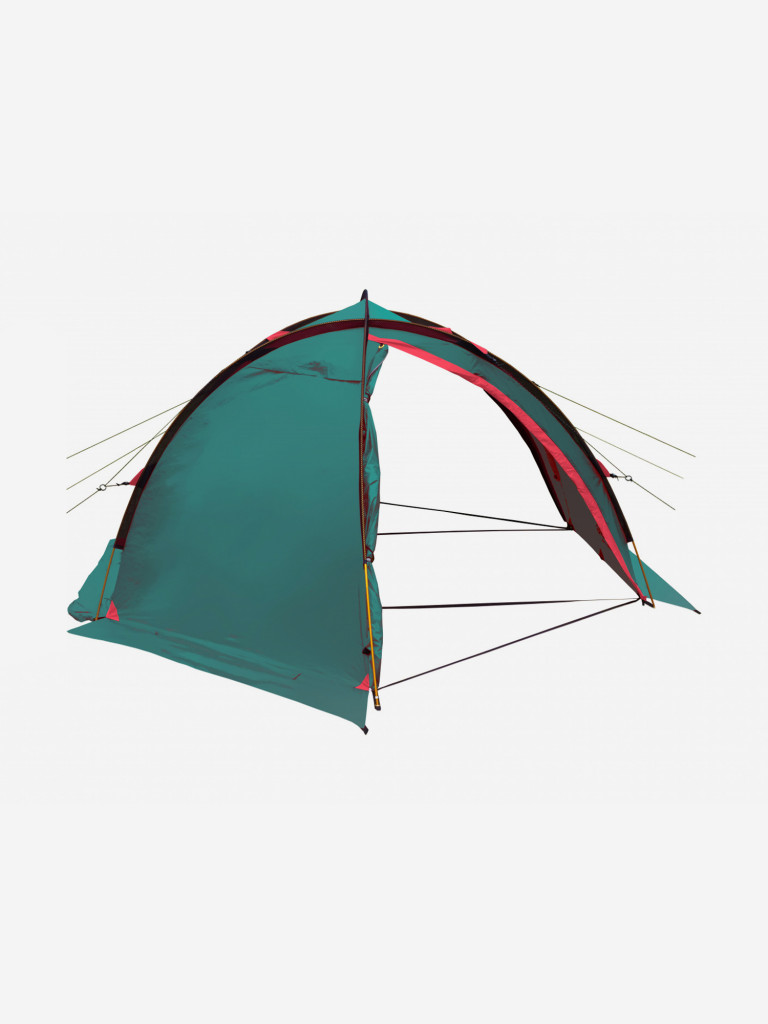 Палатка Talberg MAREL PRO 3, 3-х местная туристическая, цвет: зеленый, алюминиевый каркас, двухслойная, снежная юбка