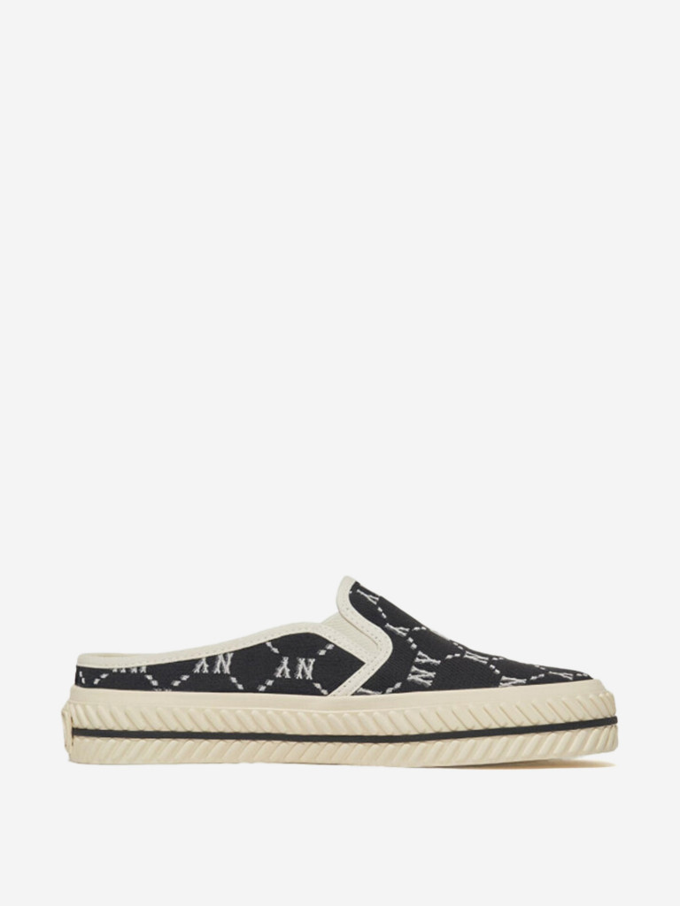 Слипоны низкие MLB Playball Mule Черные