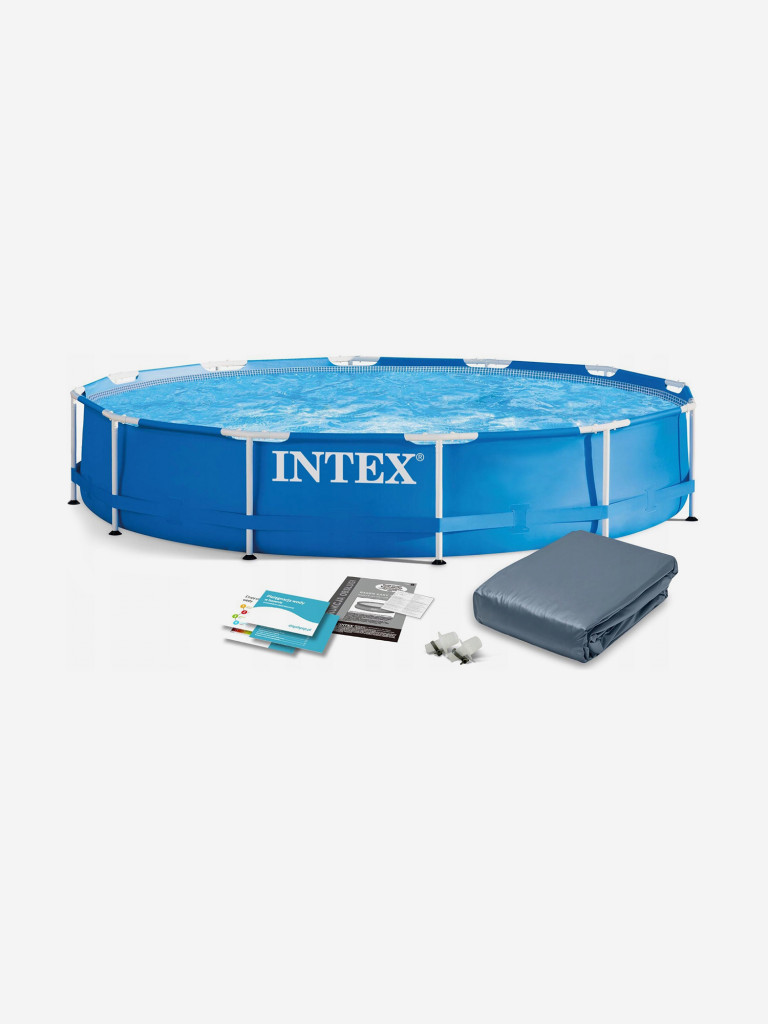 Бассейн Intex 28210 каркасный Metal Frame 366х76 см, объем 6503 л