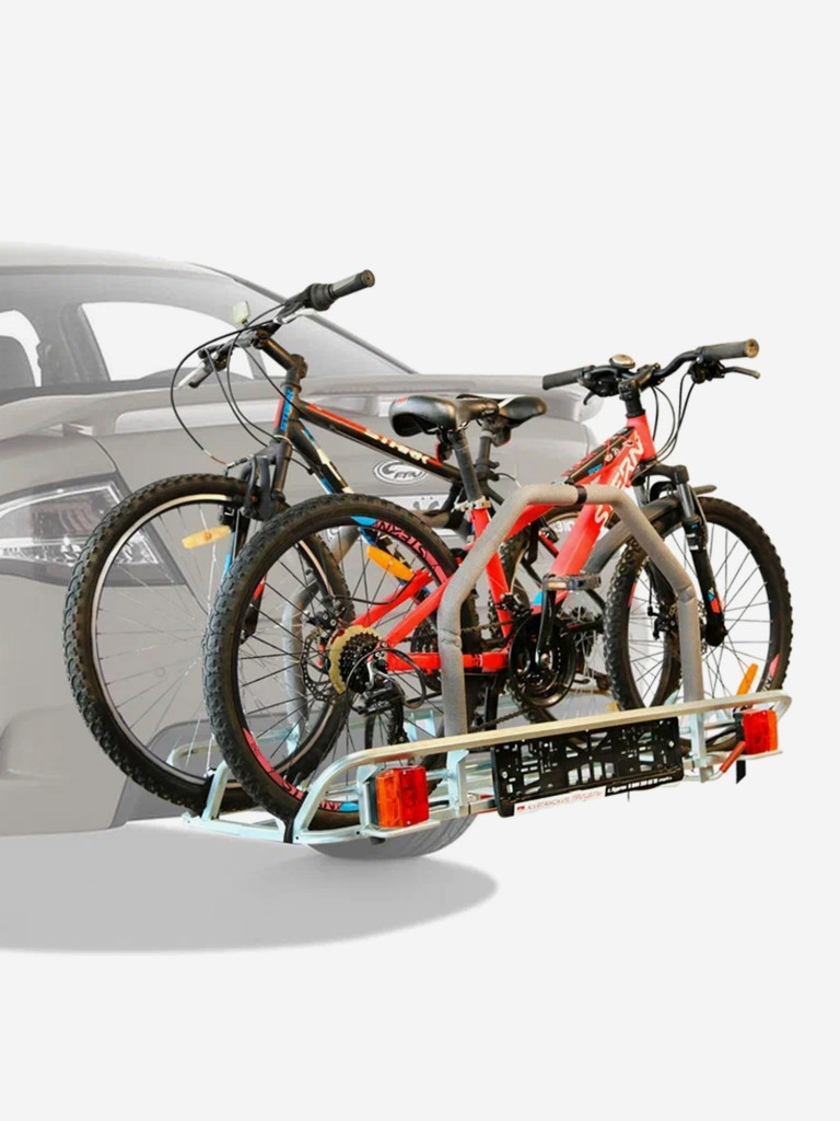 Автобагажник на фаркоп типа квадрат НА ФАРКОПЕ