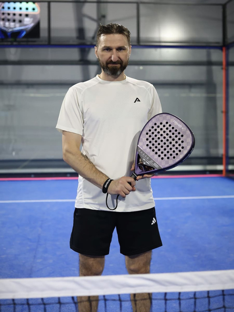 Ракетка для падел-тенниса AMA, форма - бриллиант, баланс - нейтральный