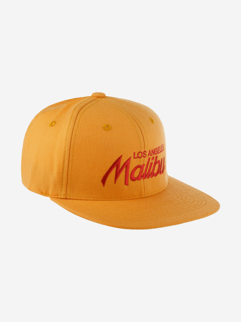 Бейсболка с прямым козырьком HOOD 100-MWL001-CA008-MU Malibu II, CA (желтый)
