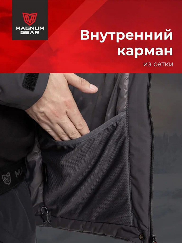 Куртка мужская для рыбалки MAGNUM GEAR TRAVEL синий