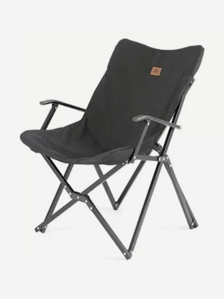 Кресло туристическое Naturehike складное, черное, до 120 кг