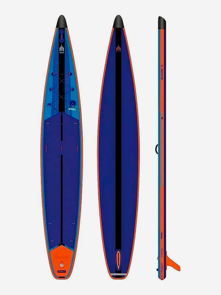 Сапборд надувной двухслойный Shark Speed+ 14x26x5, 426x66x12 см