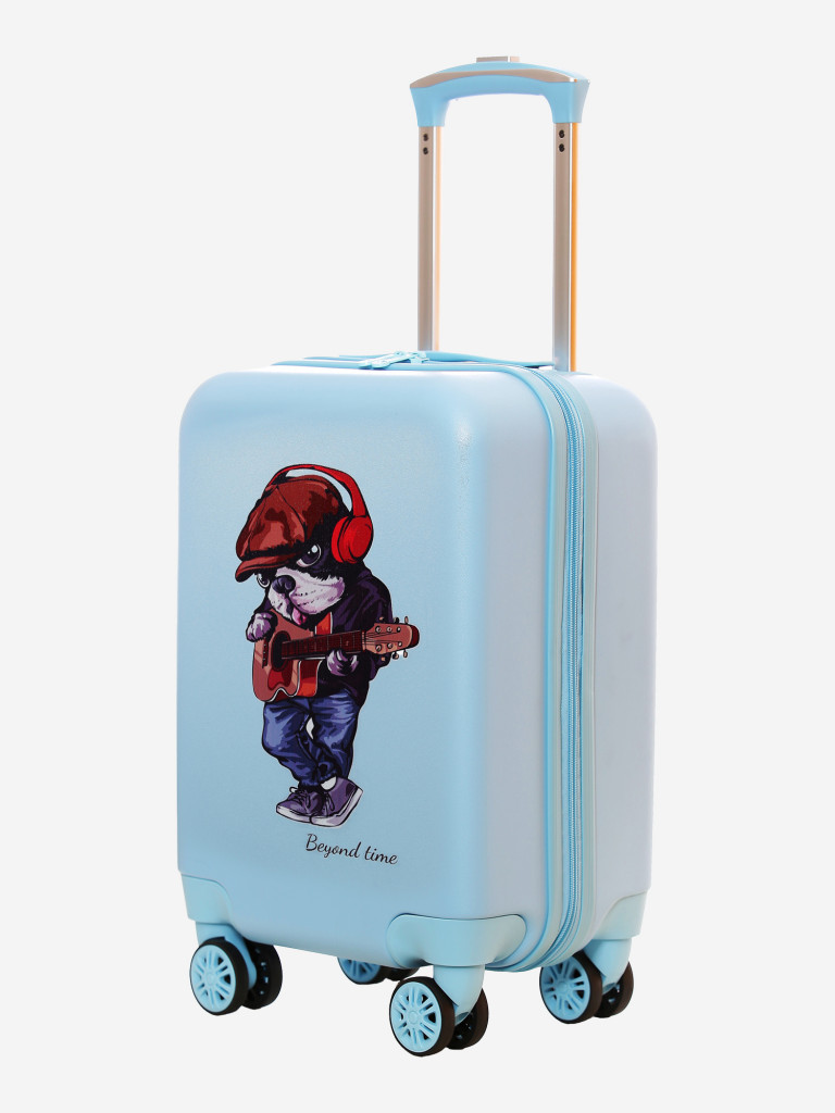 Чемодан детский BEYOND TIME R139 Пес музыкант голубой