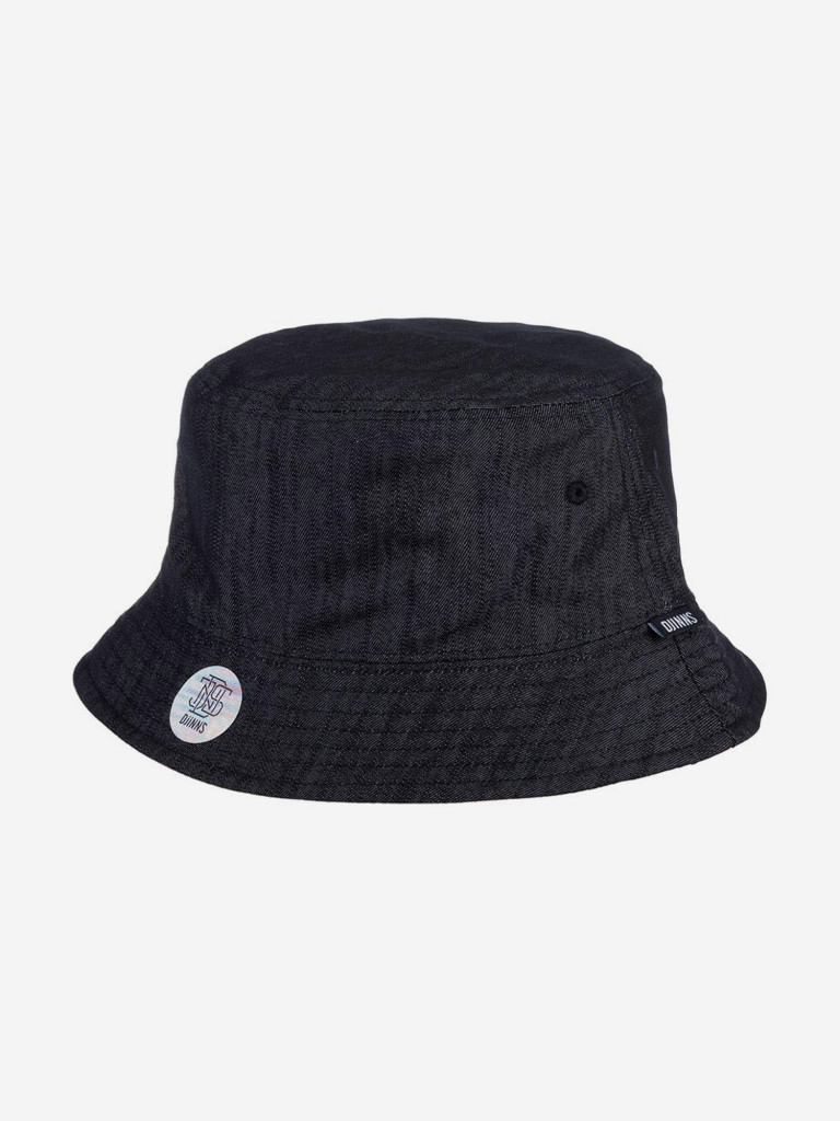 Панама DJINNS Bucket Hat LuckyCat Linen (черный)