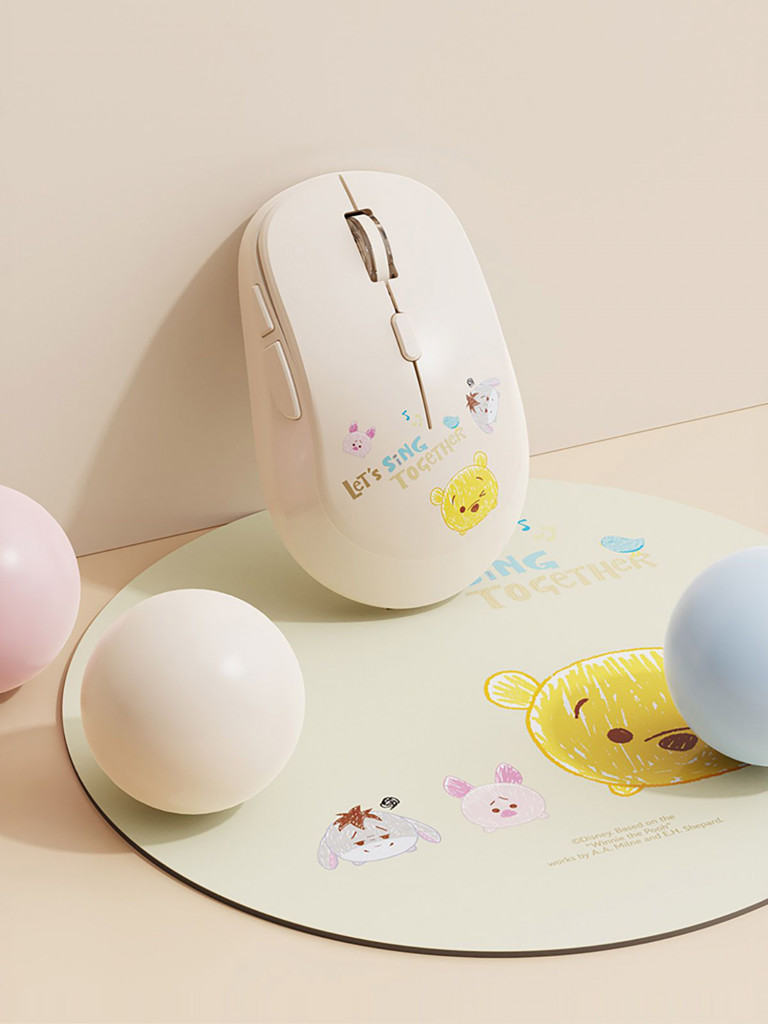 Мышь беспроводная Disney: Винни-Пух + коврик