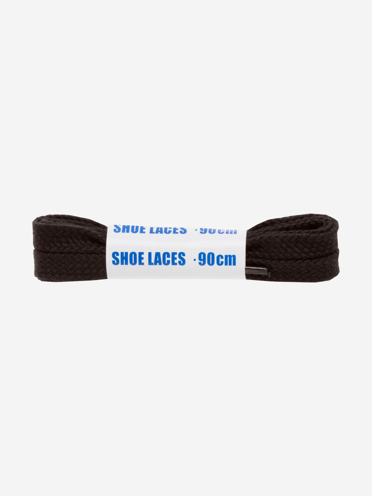 Шнурки черные плоские Woly Sport, 90 см
